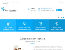 Tablet Screenshot of drmoriatis.com